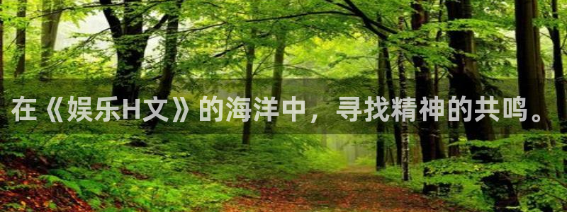 大满贯棋牌官网：在《娱乐H文》的海洋中，寻找精神的共鸣。