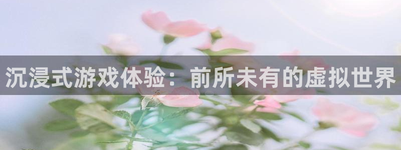大满贯官网登录入口：沉浸式游戏体验：前所未有的虚拟世界